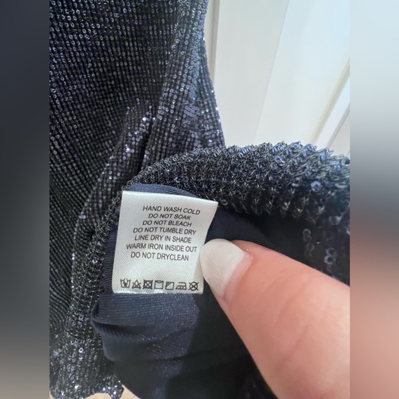 Lovers + Friends Navy Sequin Dress (Taylor Swift Eras Tour Vibes) NWT - Picture 7 of 8